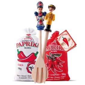   Fűszerpaprika őrlemény vászonzsákban babás favilla-fakanál 2x50g