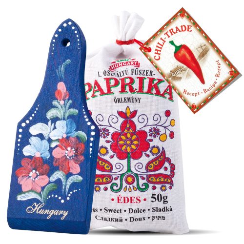 Fűszerpaprika őrlemény mini deszkás díszcsomagban 50g édes