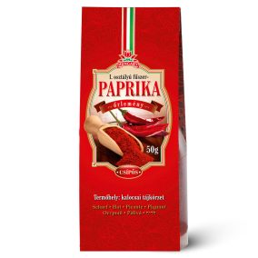 Fűszerpaprika őrlemény papírdobozban 50g erős