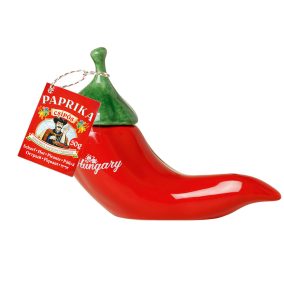   Fűszerpaprika őrlemény mázas kerámia paprikában erős 50g (piros)