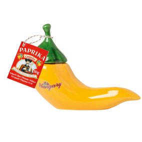   Fűszerpaprika őrlemény mázas kerámia paprikában erős 50g (sárga)