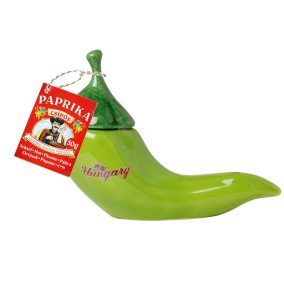  Fűszerpaprika őrlemény mázas kerámia paprikában erős 50g (zöld)