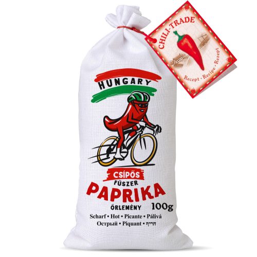 Fűszerpaprika őrlemény vászonzsákban 100g erős